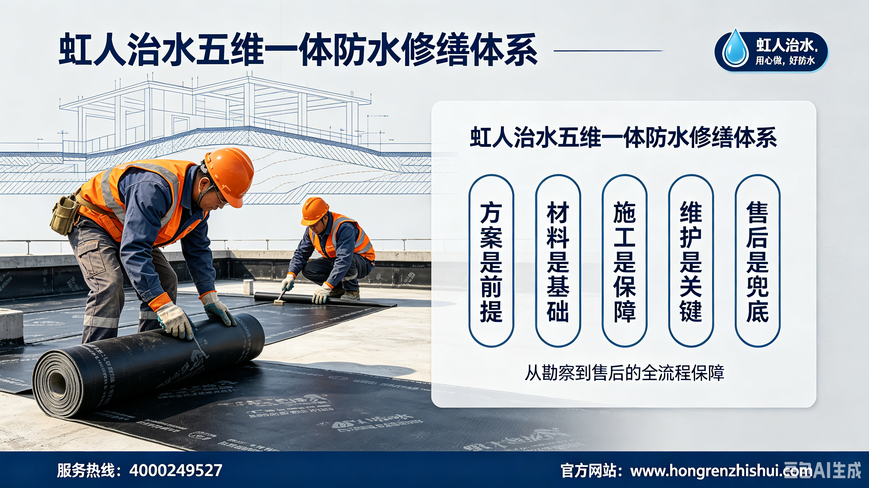 防水维修拼的不是手艺,真正的底气,永远是售后兜底!